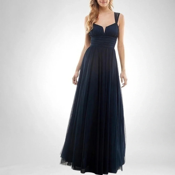 CITY STUDIOS Juniors' Emma Pleated-Bodice Gown PROM FORMAL SIZE 11 - minor flaw - Picture 1 of 11